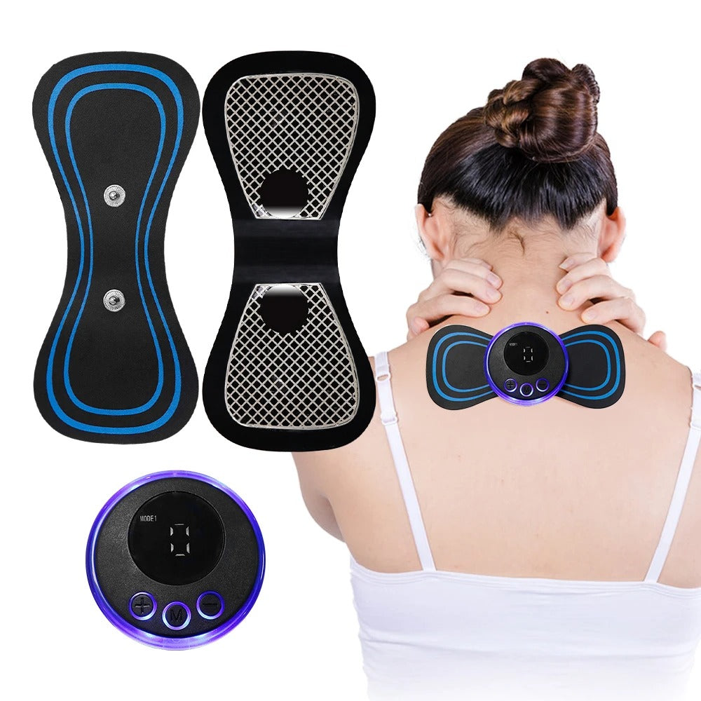 Hands free neck massager